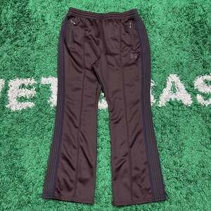Needles Poly Boot Cut Track Pants size Medium M Brown Purple B8